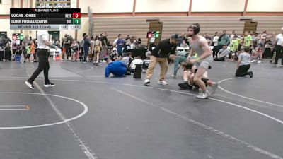 140 lbs Round 3 (8 Team) - Lucas Jones, Revival Beast vs Luke Fronakovits, The Outsiders