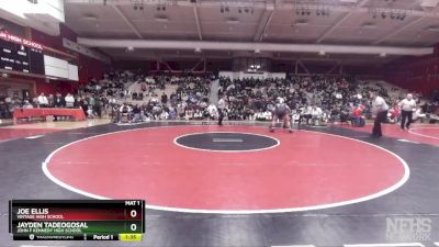 217 lbs 1st Place Match - Jayden TadeoGosal, John F Kennedy High School vs Joe Ellis, Vintage High School