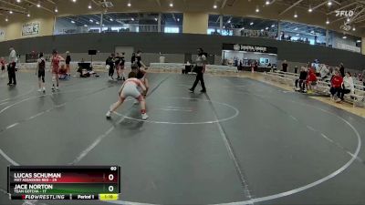 60 lbs Round 5 (6 Team) - Lucas Schuman, Mat Assassins Red vs Jace Norton, Team Gotcha