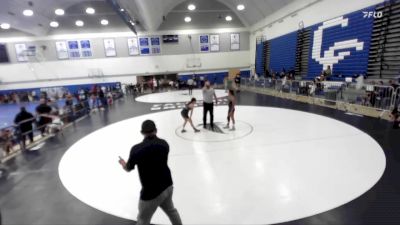 95 lbs Quarterfinal - Emily Lanik, Mantanona Training Center MTC vs Rebecca Jimenez, Terminators