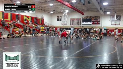 High School - 210 lbs Quarterfinals (8 Team) - Shane Oblen, Mount Olive vs Gideon Minieri, Watchung Hills