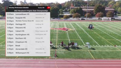 Replay: USBands MD-VA-DE State Championships - 2022 USBands Maryland & Virginia State Champs | Oct 22 @ 12 PM