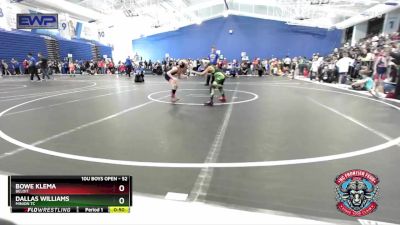 52 lbs Cons. Round 3 - Bowe Klema, Beloit vs Dallas Williams, Minion TC