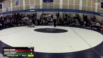 150 lbs Quarters & Wb (16 Team) - Varric Wright, Floyd Central vs Jonah Strain, Franklin Community