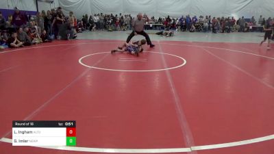 58 lbs Round Of 16 - Luke Ingham, Altoona vs Grant Imler, Newport