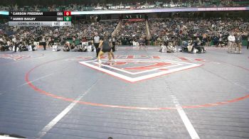 8A 175 lbs Cons. Round 1 - James Bailey, East Mecklenburg High School vs Carson Freeman, Corinth-Holders