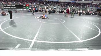 100 lbs Round Of 16 - Collin Yocham, Coweta WC vs Noah Arceneaux, Jesup Mat Club