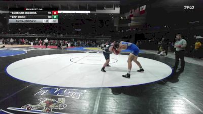 215 lbs Cons. Round 2 - Lorenzo Becerra, Vista Del Lago vs Levi Cook, Turlock