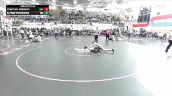 138 lbs Round 1 (16 Team) - Jonathen Serrano, South vs Oliver Wisniewski, Green River
