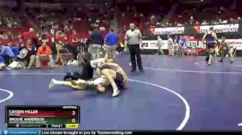 1A-195 lbs Semifinal - Cayden Miller, Midland vs Brodie Anderson, Manson Northwest Webster