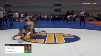 128 lbs Semifinal - Justin Mouritsen, Clovis vs Jason Miranda, Poway