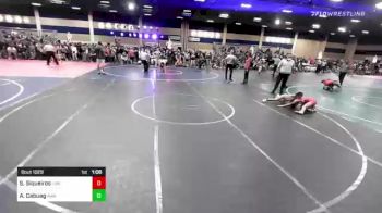 101 lbs Round Of 16 - Savannah Siqueiros, Liberty vs Abbeygael Cabuag, Awa