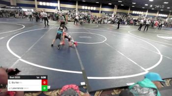 57 lbs Consi Of 4 - Chasen Burke, Stl Warrior vs Jaxson Lawrence, Gold Rush Wr Acd