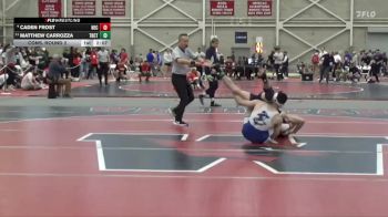 133 lbs Cons. Round 2 - Matthew Carrozza, Trinity (CT) vs Caden Frost, New England College