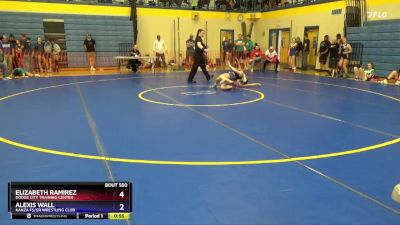 106 lbs Round 2 - Elizabeth Ramirez, Dodge City Training Center vs Alexis Wall, Kanza FS/GR Wrestling Club