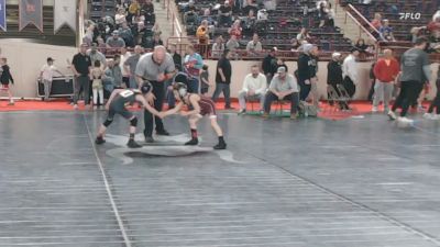 50_B lbs Consi Of 16 #1 - Frankie Magagnotti, Punxsutawney vs Hunter Boschi, South Williamsport