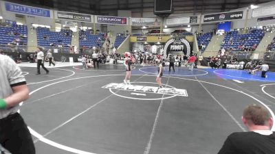 61 lbs Consi Of 8 #2 - Wayne Bajza, Bald Eagle WC vs Blake Barnhart, Black Fox Wr Ac