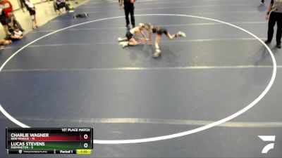 70 lbs Finals (2 Team) - Lucas Stevens, Farmington vs Charlie Wagner, New Prague