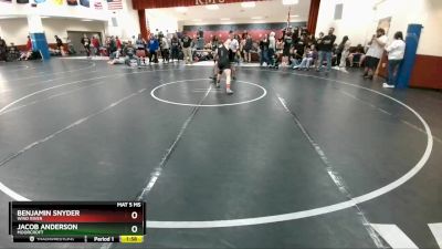 144 lbs Cons. Round 2 - Benjamin Snyder, Wind River vs Jacob Anderson, Moorcroft