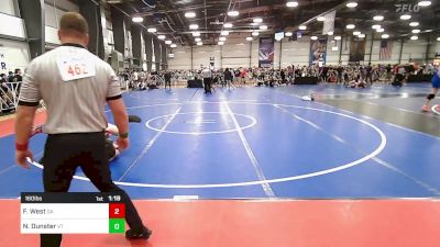 160 lbs Round Of 64 - Fischer West, GA vs Noah Dunster, VT