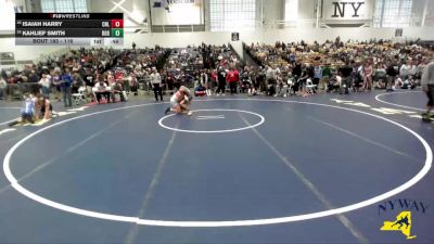 116 lbs Champ. Round 2 - Kahlief Smith, Copper City Wrestling vs Isaiah Harry, Club Not Listed