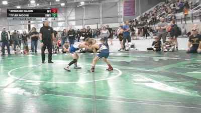 63 lbs 5th Place Match - Tyler Moore, St. Maries Wrestling Club vs Benjamin Glahn, Ellensburg Wrestling Club