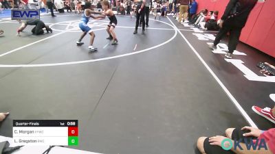 67 lbs Quarterfinal - Colt Morgan, Verdigris Youth Wrestling vs Lloyd Gregston, Bartlesville Wrestling Club