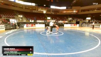 83 lbs Cons. Round 3 - Logan Mercado, Prescott Mile High Middle Scho vs Xavier Bosch, Thorobred Wrestling Club