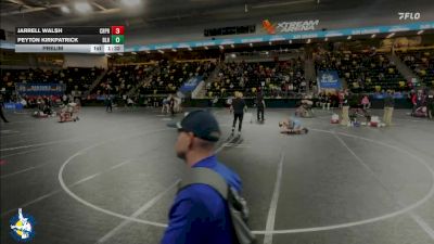 106 lbs Prelim - Jarrell Walsh, Creighton Preparatory School vs Peyton Kirkpatrick, Basehor-Linwood HS