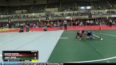 110 lbs Semifinal - Jordy Bowe, Crass Trained Wrestling vs Easton Martin, Centennial Youth Wrestling