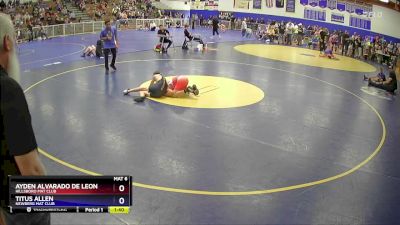 108 lbs Round 3 - Ayden Alvarado De Leon, Hillsboro Mat Club vs Titus Allen, Newberg Mat Club