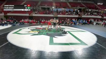 215 lbs Round 4 - Semis (4 Team) - Javier Rocha, Katy vs Tyler Groff, Round Rock