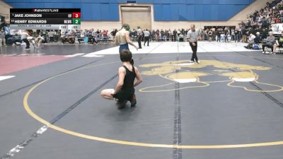 3 - 106 lbs Champ. Round 1 - Jake Johnson, Hidden Valley vs Henry Edwards, Maggie L. Walker Governor`s School