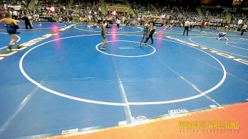 84 lbs Consi Of 16 #1 - Gavin Matheis, Miami Wrestling Club vs Jesus Gallegos, NM Gold