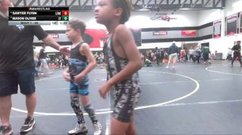 60 lbs Quarterfinal - Sawyer Flynn, Legacy Elite Wrestling Club vs Mason Oliver, Summerville Takedown