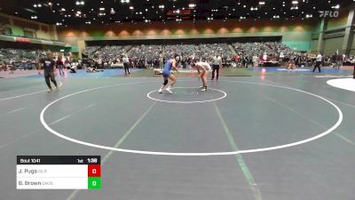 190 lbs Round Of 16 - JC Puga, Gilroy vs Ben Brown, Davis