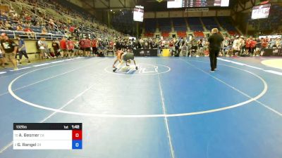 132 lbs Quarters - Ashton Besmer, CA vs Gavin Rangel, OR