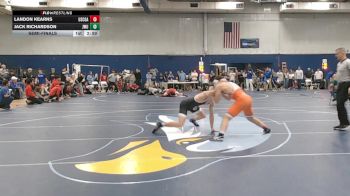 165 lbs Semifinal - Landon Kearns, Coast Guard vs Jack Richardson, Johnson & Wales (RI)