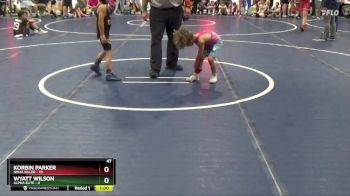 47 lbs Round 5 (6 Team) - Wyatt Wilson, Alpha Elite vs Korbin Parker, Ninja Killer