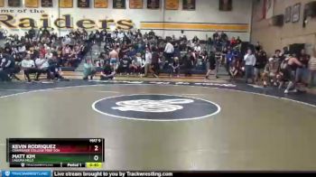 195 lbs Cons. Round 1 - Kevin Rodriquez, Chaminade College Prep Sch vs Matt Kim, Laguna Hills