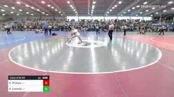 170 lbs Consi Of 64 #2 - Kameron Phillips, WV vs Reid Conway, NC