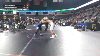 285 lbs Round Of 16 - Milton Carter, St. John Bosco (SS) vs Andrew Arroyo, Clovis (CS)