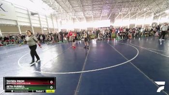 82 lbs Cons. Round 4 - Taysen Prom, Bear River Wrestling Club vs Seth Farrell, Wasatch Wrestling Club