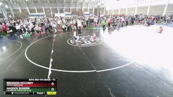 72 lbs Cons. Round 4 - Maddox Bunker, Champions Wrestling Club vs Bronson McCurdy, Uintah Wrestling