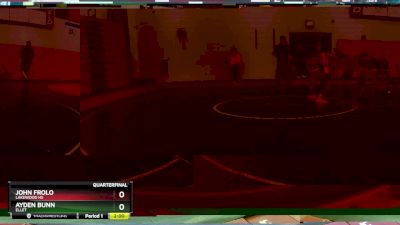 150 lbs Quarterfinal - John Frolo, Lakewood HS vs Ayden Bunn, Ellet