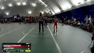 72 lbs Round 1 (10 Team) - Clayton Otterbacher, Neighborhood vs Jackson Bish, DWA