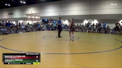140 lbs Finals (8 Team) - Gracie Leslie, Beauty And Beasts vs Kelly Ladd, Queen Bees