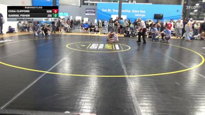 100 lbs Semifinal - Coda Clifford, Hermon vs Gabriel Fisher, Jersey Shore