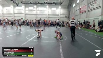 48 lbs Finals (2 Team) - Jase Bayles, Meridian Maniacs vs Kennedy Turner, Contenders Green