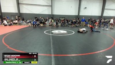 49-53 lbs Round 3 - Ritchy Montano, Hillsboro Mat Club vs Eric Martz, Jr, All-Phase Wrestling Club